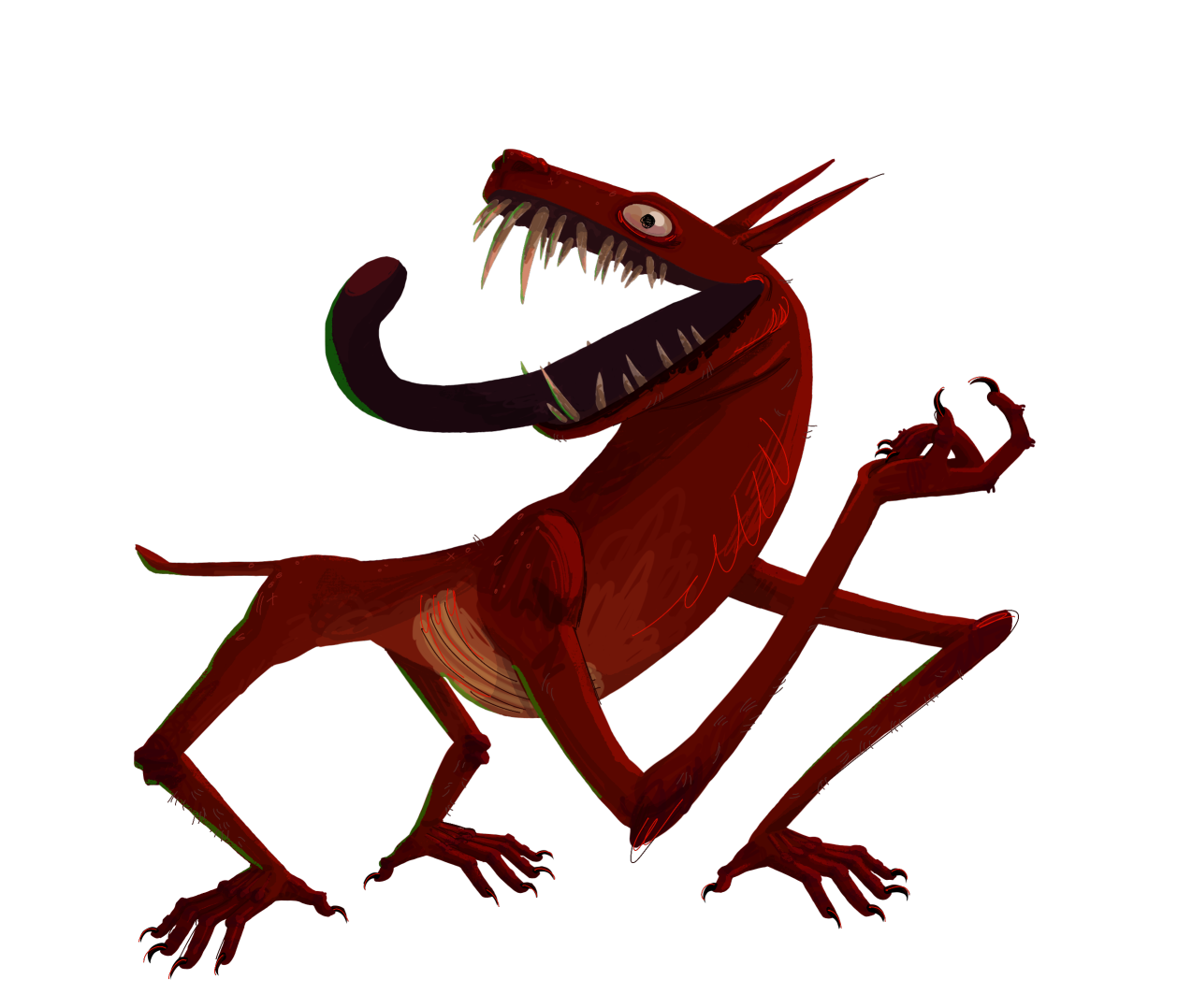 Monster in scene RAAKLI site officiel du film court métrage animation Raakli ESMA 2026