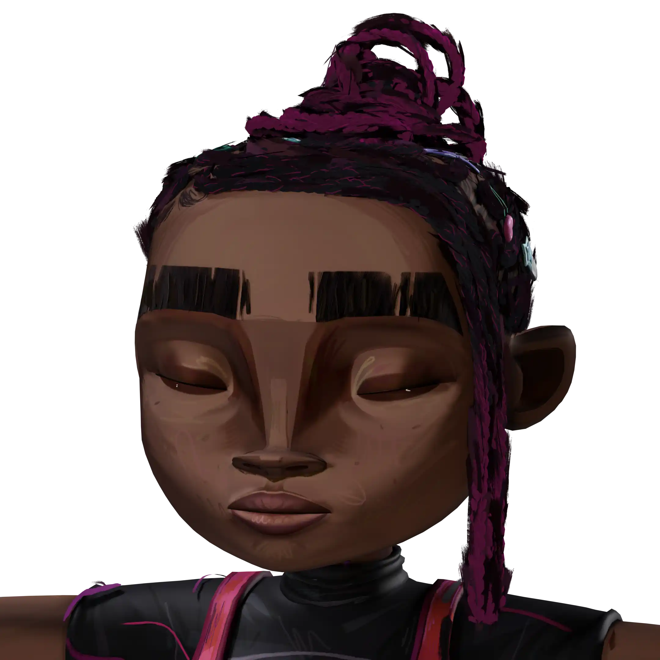 Nana face RAAKLI site officiel du film court métrage animation Raakli ESMA 2026